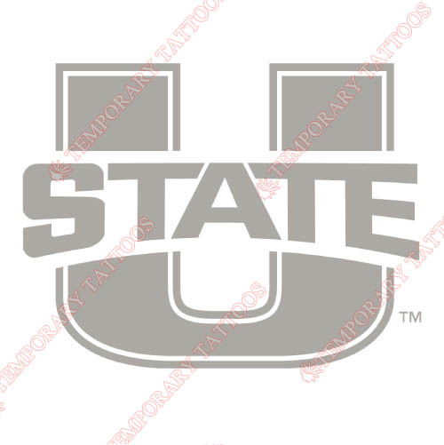 Utah State Aggies Customize Temporary Tattoos Stickers NO.6735